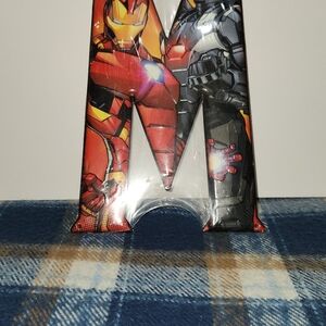 Marvel Avengers White Letter M Decor